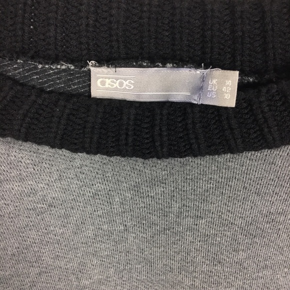 ASOS Oversized Chunky Sweater Sz 10 - Picture 5 of 7